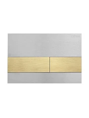 Клавиша смыва Cezares Lux LUX-AN-BORO нержавеющая сталь/брашированное золото