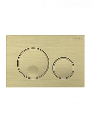 Клавиша смыва Cezares Relax RELAX-BTN-BORO брашированное золото