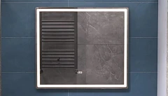 Зеркало Vigo Geometry Luxe 80*70 с Led-подсветкой функцией антизапотевания инфракрасный выключатель