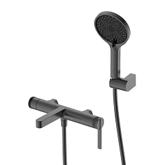 Смеситель DQ Bonn DA1703206 для ванны и душа графит