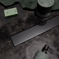 Душевой лоток Veconi Stesso VS500GR боковой выпуск графит