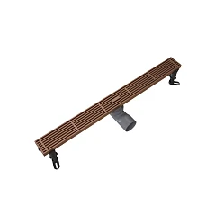 Душевой лоток Knotlor Шторм/Storm 60 бронза