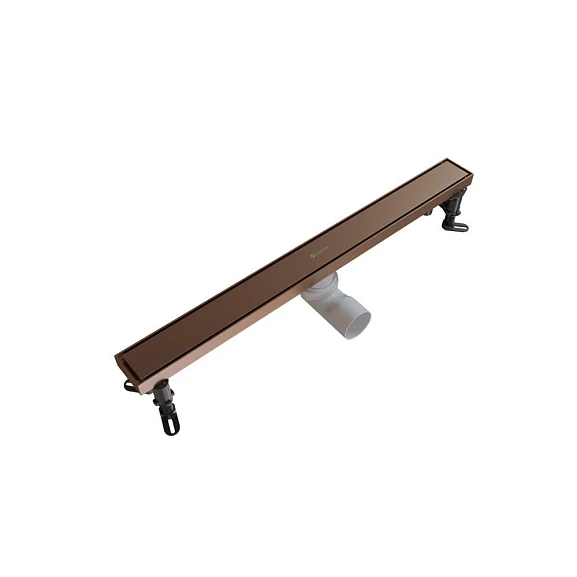 Душевой лоток Knotlor Терра/Terra 60 бронза