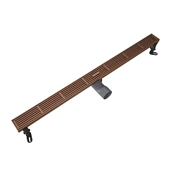 Душевой лоток Knotlor Шторм/Storm 80 бронза