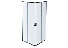 Душевой уголок Aquatek Ария 80*80*200 квадратный, профиль оружейная сталь без поддона