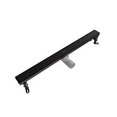 Душевой лоток Knotlor Терра/Terra 70 матовый черный