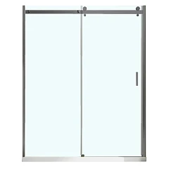 Душевое ограждение Azario Берн DRO AZ-733-170-CH-CL 170х195 прозрачное стекло 6 мм, цвет профиля хром без поддона