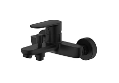 Смеситель Aquatek Ника AQ1840MB для ванны и душа черный матовый