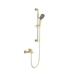 Душевая стойка Aquatek Лугано AQ1748BG шлифованное золото