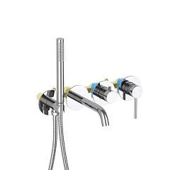 Смеситель Aquatek Европа AQ1344CR для ванны и душа скрытый монтаж хром