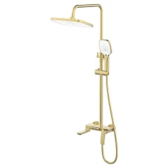 Душевая стойка Azario Conda/Конда AZ-K2311MG с изливом золото матовое