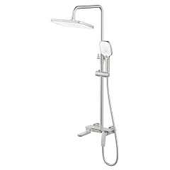 Душевая стойка Azario Conda/Конда AZ-K2311BN с изливом сатин