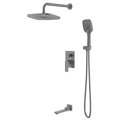 Душевой комплект Azario Arida/Арида AZ-K7354GR с серый графит