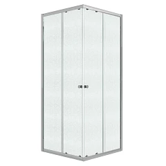 Душевой уголок Niagara Eco NG-1009-14QMT 90х90х190 стекло матовое 4 мм, цвет профиля хром без поддона