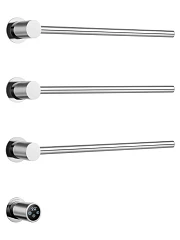 Электрический полотенцесушитель встраиваемый Wonzon & Woghand Hamburg WW-AL313-CR 53*57 хром