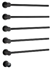 Электрический полотенцесушитель встраиваемый Wonzon & Woghand Hamburg WW-AL315-MB 53*72 черный матовый