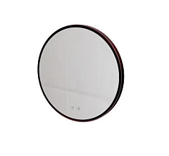 Зеркало Knotlor Луна 60 с Led-подсветкой и функцией антизапотевания бордо