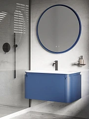 Комплект мебели Knotlor Цветение 80 с подсветкой глубокий синий