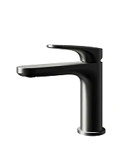 Смеситель Knotlor Слайд/Slide KN-80/GM для раковины вороненая сталь