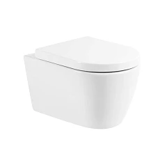 Подвесной унитаз BelBagno Марино/Marino 35,5*51,5 безободковый с крышкой-сиденьем микролифт