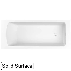 Ванна из искусственного камня Whitecross Коин/Coin 180x75 белая матовая