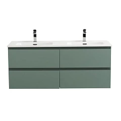 Тумба с раковиной BelBagno Крафт/Kraft 120 с четырьмя ящиками еловая матовая (раковина BB1200-2-ETL)