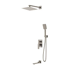 Душевая система скрытого монтажа Grossman Cтайл/Style 501.K35.05.120 брашированный никель
