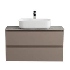 Тумба с раковиной BelBagno Крафт/Kraft 80 бежевая матовая (столешница Granito)