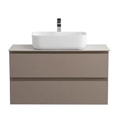 Тумба с раковиной BelBagno Крафт/Kraft 90 бежевая матовая (столешница KEP-90-BO)