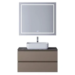 Комплект мебели BelBagno Крафт/Kraft 80 бежевый матовый (столешница Granito)
