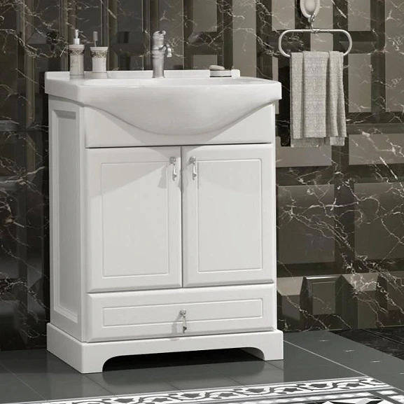 Тумба под раковину Opadiris Клио 65 белая