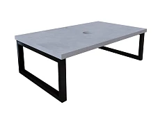 Столешница 1Marka Grunge Loft 90 бетон светлый без раковины Столешница 1Marka Grunge Loft 90 бетон светлый без раковины