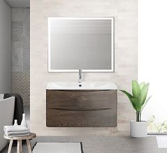 Тумба под раковину BelBagno Acqua 100 Rovere Nature Grigio