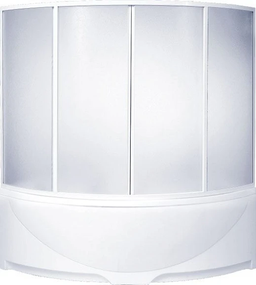 Шторка на ванну Bas Дрова 160 пластик вотер