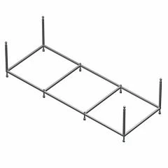 Монтажный комплект для ванны Roca Easy 170*70 (каркас, слив-перелив, крепления) (приобретается в комплекте с ванной)