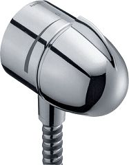 Шланговое подключение Hansgrohe Fixfit Stop 27452000 с запорным клапаном хром Шланговое подключение Hansgrohe Fixfit Stop 27452000 с запорным клапаном хром