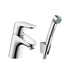 Смеситель Hansgrohe Focus 31926000 для раковины с гигиеническим душем Смеситель Hansgrohe Focus 31926000 для раковины с гигиеническим душем