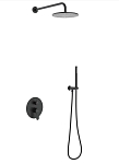 Душевой комплект Berges Nardis 71004 черный матовый Душевой комплект Berges Nardis 71004 черный матовый
