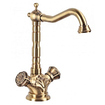 Смеситель Bronze DE Luxe Royal 10105 для кухни/раковины Смеситель Bronze DE Luxe Royal 10105 для кухни/раковины