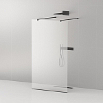 Душевая перегородка Cezares LIBERTA-L-2-120-C-NERO Walk-in 120*195 L/R с возможностью двустороннего входа, стекло прозрачное, профиль черный без поддона Душевая перегородка Cezares LIBERTA-L-2-120-C-NERO Walk-in 120*195 L/R с возможностью двустороннего входа, стекло прозрачное, профиль черный без поддона