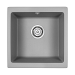 Кухонная мойка Paulmark Gera PM104546-GRM 45*46 серый металлик Кухонная мойка Paulmark Gera PM104546-GRM 45*46 серый металлик