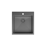 Кухонная мойка Iddis Haze HAZ49GMi77 49*51 графит матовый Кухонная мойка Iddis Haze HAZ49GMi77 49*51 графит матовый