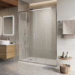 Душевая дверь в нишу BelBagno LUCE-BF-2-150-C-Cr 150*195 без поддона Душевая дверь в нишу BelBagno LUCE-BF-2-150-C-Cr 150*195 без поддона
