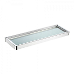 Полка стеклянная ABBER Westen AA1759 хром Полка стеклянная ABBER Westen AA1759 хром