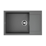 Кухонная мойка Omoikiri Sakaime 78*50 гранитная крошка Leningrad Grey с крылом Кухонная мойка Omoikiri Sakaime 78*50 гранитная крошка Leningrad Grey с крылом