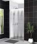 Душевая дверь в нишу BelBagno UNO-B-2-100-CH-Cr 100*190 стекло шиншилла без поддона Душевая дверь в нишу BelBagno UNO-B-2-100-CH-Cr 100*190 стекло шиншилла без поддона
