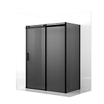 Душевой уголок Ambassador Benefit 19022204HBB-110HBB 150*110*200 L/R черный матовый без поддона Душевой уголок Ambassador Benefit 19022204HBB-110HBB 150*110*200 L/R черный матовый без поддона