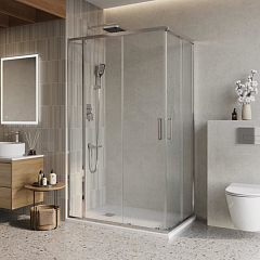 Душевой уголок BelBagno Luce LUCE-AH-21-150/90-C-Cr 150*90*195 без поддона