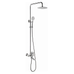 Душевая стойка Haiba HB24806 с изливом сталь матовая Душевая стойка Haiba HB24806 с изливом сталь матовая