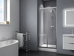 Душевая дверь в нишу BelBagno DUE-BF-1-100-C-Cr 100*190 L/R без поддона Душевая дверь в нишу BelBagno DUE-BF-1-100-C-Cr 100*190 L/R без поддона
